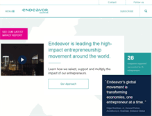 Tablet Screenshot of endeavorlebanon.org